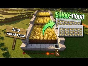 How to make an Auto Wheat Farm in Minecraft
