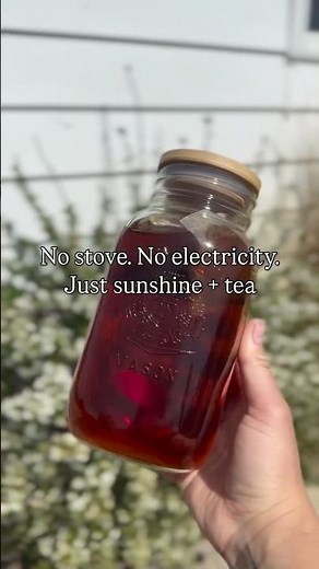 Sun Tea!☀️ #homemade #recipe #easyrecipe #scratchmade #suntea #summerrecipes