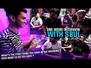 ONE WORD INTERVIEW WITH S8UL !