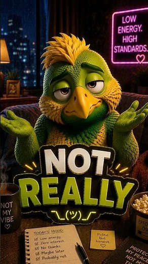 Not really = honest English answer 🤷 | sound fluent in English with Saylo 🦜