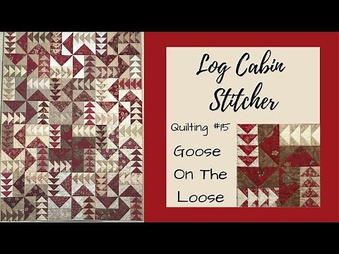 Quilting #15 -- Goose On The Loose