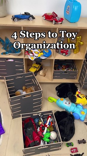 Effective Toy Organization System for Kids | 4 Steps to Clutter-Free Home