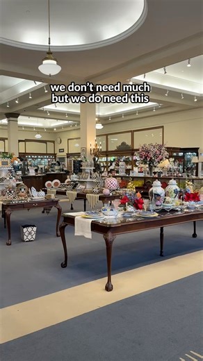 249K views · 3.9K reactions | We don't need much, but we do need a little sparkle and a lot of china ️✨ Step into the Replacements Ltd. showroom today and explore the space where every piece tells a story! #replacementsltd #showroominspo #timelessstyle #tablescapegoals #vintagevibes #designinspo | Replacements, Ltd. | Facebook