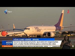 The government of Ceará announces that it is in negotiations with Cabo Verde Airlines to resume f...