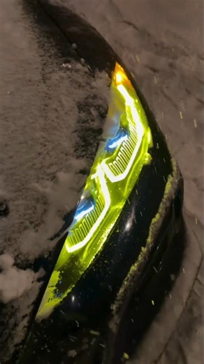 THE ULTIMATE BMW M4 AESTHETICS | NEON LIGHTS & SNOW