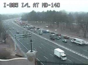 Disabled Vehicle Slowed Traffic on I-695