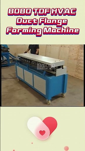 BOBO TDF HVAC Duct Flange Forming Machine