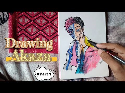 Akaza Drawing | | Anshuucanndraww | | Part 1 #drawing #art