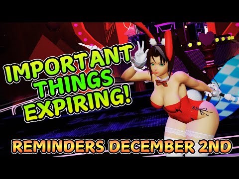 [PSO2 NGS] Important Things Expiring! | Reminders Checklist For 12-9-2025