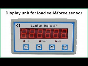 Digital display for load cells and torque sensors