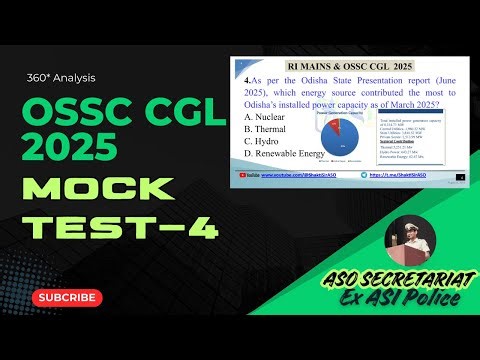 OSSC CGL & OSSSC RI ARI PYQ L 4 #ossc #osscjob #mocktest #odisha #exam #practicetest #forester