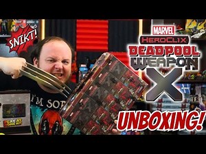 Unboxing a Brick of Deadpool Weapon X Heroclix! Special Thanks to ‪@WizKidsOfficial‬