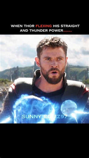 "When Thor flexing his straight and thunder power" | | #shorts