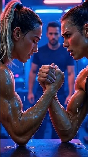 Arm Wrestling Battle Between Two American Fitness Women 💪 | Power Showdown | Gym Shorts