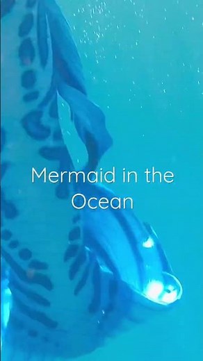 Mermaid in the Ocean-🎬behind the Scene-