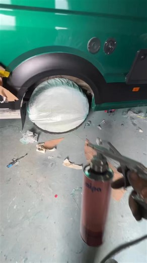 Full respray #fullresprays #fyp #campervans #motorhomes #volkwagen #vanrepairs #preston #paintjobs #accidentdamage #resprays #vehicle #vdub #vw | SNR Detailing