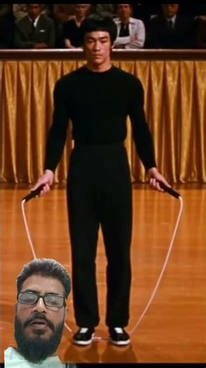 #Bruce Lee🔥 jummping skills #brucelee👍