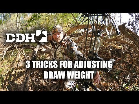 3 Tricks for Adjusting Draw Weight | D+DH Bow Shop @deerhuntingmag