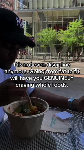 Nobody tells you this part. When I was overweight I was ordering takeaway three nights a week. Tracking the delivery driver. Building the whole evening around ten minutes of eating because it was the only relief I had. I thought that was just who I was. Then the body started changing. And somewhere in those first few months something shifted. The cravings just changed. Not because I forced them to. Not because I had more willpower. Because I was not the same man anymore. The guy who needed the t