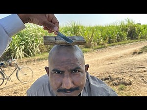 ASMR Fast Shaving & Head Shave With Barber Old [ASMR SHAMS]