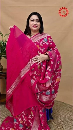 Price :- ₹4999/- Product Code :- NSPS4755 Product Name :- Banarasi Georgette || Nidharshana Sarees