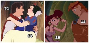 The Actual Age Of 14 Disney Couples Get Revealed, Which Can Blow You Away