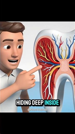 Tooth Nerve 3D Animation | #shorts #medical #tooth