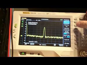 Rigol DSA815-TG Spectrum analyser 10MHz bug
