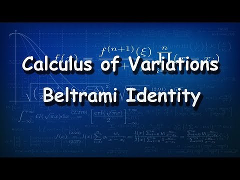 Calculus of Variations Beltrami Identity