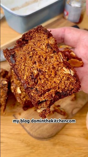 Olive Oil Carrot Loaf Cake
