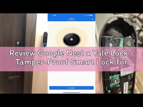Review Google Nest x Yale Lock - Tamper-Proof Smart Lock for Keyless Entry - Keypad Deadbolt Lock fo