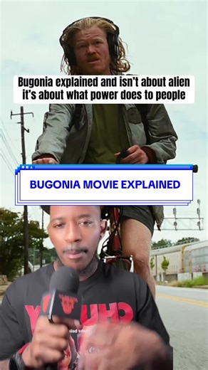 Bugonia, directed by Yorgos Lanthimos, isn’t really a conspiracy thriller it’s a quiet, unsettling breakdown of power, paranoia, and modern life. 👽 👾🤯 The film follows a man who believes a powerful CEO played by Emma Stone is an alien insect in human skin, but the truth is darker: Bugonia uses insects and conspiracy as metaphors for corporate control, dehumanization, and the psychological damage caused by systems we can’t escape. This isn’t a movie about whether aliens exist it’s about why mo
