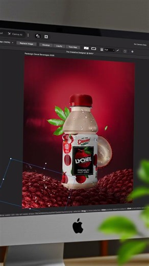 Create Stunning Fruit Juice Ad 🍓 Photoshop Guide