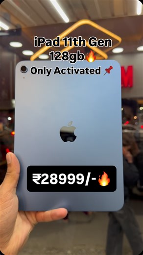 Marvell Mobiles on Instagram: "₹28999/- iPad 11th Gen🔥 128gb Exchange available 📌 ✅ Never repaired ✅ Box and cable included ✅ Scratchless unit 🔥 ✅ 12 Months warranty left ✅ 100% 🔋 Original ✅ 0 Cycle Count Call now for booking 9682101064 Qamarwari Chowk Srinagar 📍 #reels #reelitfeelit #reelit #reelkarofeelkaro #kashmir"