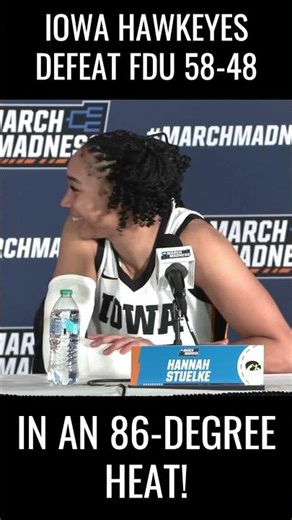 Iowa Hawkeyes Survive 86-Degree Game #shorts