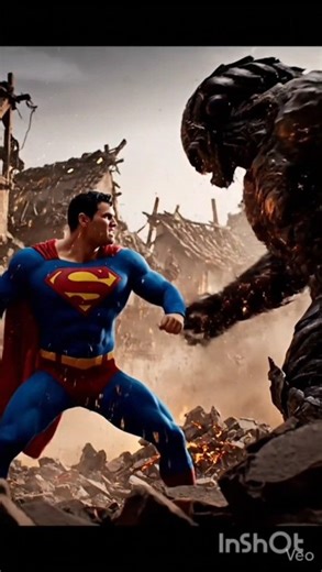superman vs aliyan ? #ai #trending #avengers #superman