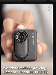 Watch Worlds Smallest 4K camera Insta360 Go 3S on Amazon Live