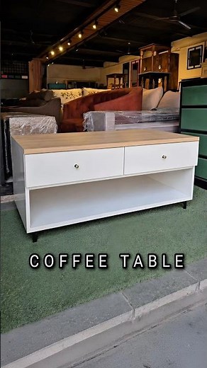 Stylish Coffee Table with Storage | Modern Wooden Top Center Table for Living Room❤️☕