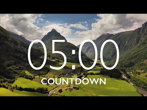 5 Minute Timer with Relaxing Piano Music and Alarm
