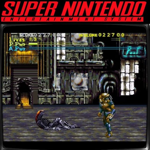 060 - Alien VS Predator SNES #retrogaming #snes