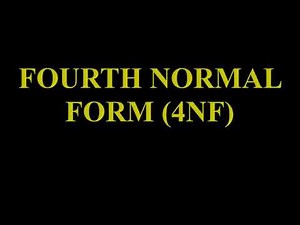 UNIT 2 #NORMALIZATION RULE #FOURTH NORMAL FORM #4NF