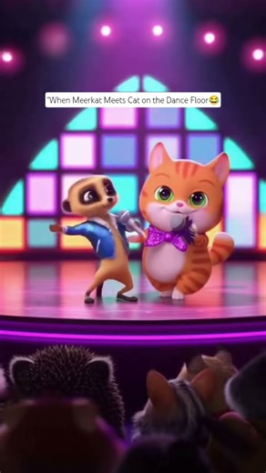 cat vs Meerkat competition. | subscribe for more vedioes. #sora #funny #cat