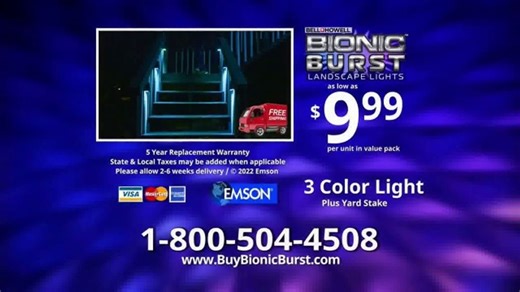 Bionic Burst TV Spot, 'Landscape Lights: Stay Tuned: $9.99'