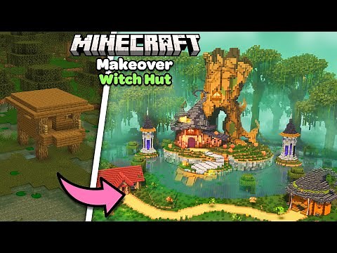 I Transformed a Witch Hut in Minecraft Makeover