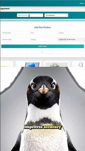 SMART INVENTORY MANAGEMENT SYSTEM #project #reels #software #penguin #viral ￼ #inventory #top #diy