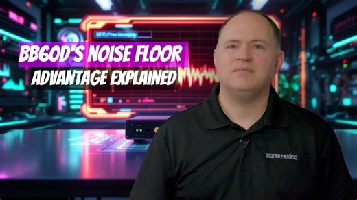 Ever wondered how noise floors differ between RF #spectrumanalyzers? In our latest reel, we compare the BB60C and BB60 in a real-world setup with wireless mics on our #TalkingRF set: 🟢 With the #BB60C at a -20 dBm reference, the noise floor appears 30 dB higher than the actual average noise. 🟢 The #BB60D at the same reference only needs 10 dB attenuation, showing a 20 dB difference in performance between the two models. It’s a very subtle distinction, but one that matters if you’re monitoring 