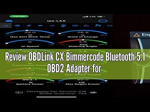 Review OBDLink CX Bimmercode Bluetooth 5.1 OBD2 Adapter for BMW/Mini, Works with iPhone/iOS & Androi
