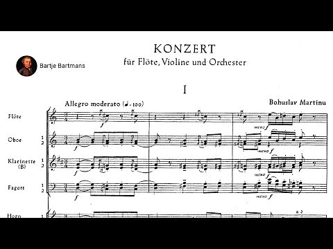 Bohuslav Martinů - Concerto for Flute and Violin (1936)