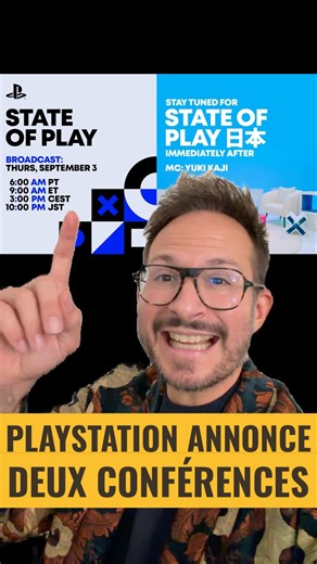 PLAYSTATION ANNOUNCES TWO STATE OF PLAY EVENTS ⚠️