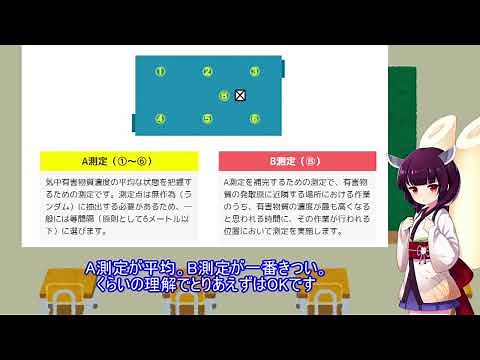 きりたんの衛生管理者講座 令和3年10月掲載 #18 作業環境測定と作業環境評価基準